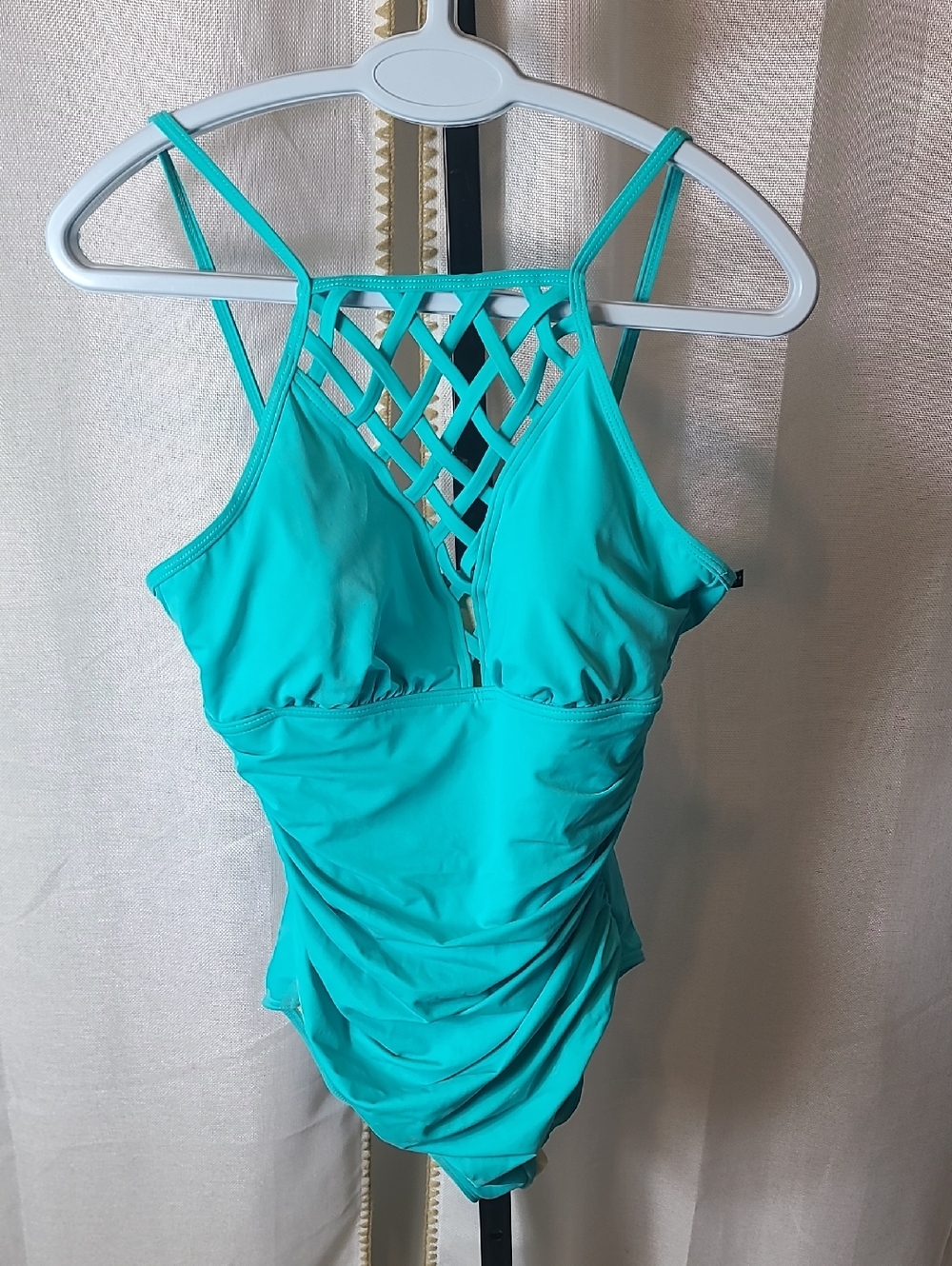 Dreamsuit Miracle Brands Marine Blue One Piece Swimsuit  Size 12.